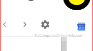 Google account icon at top right