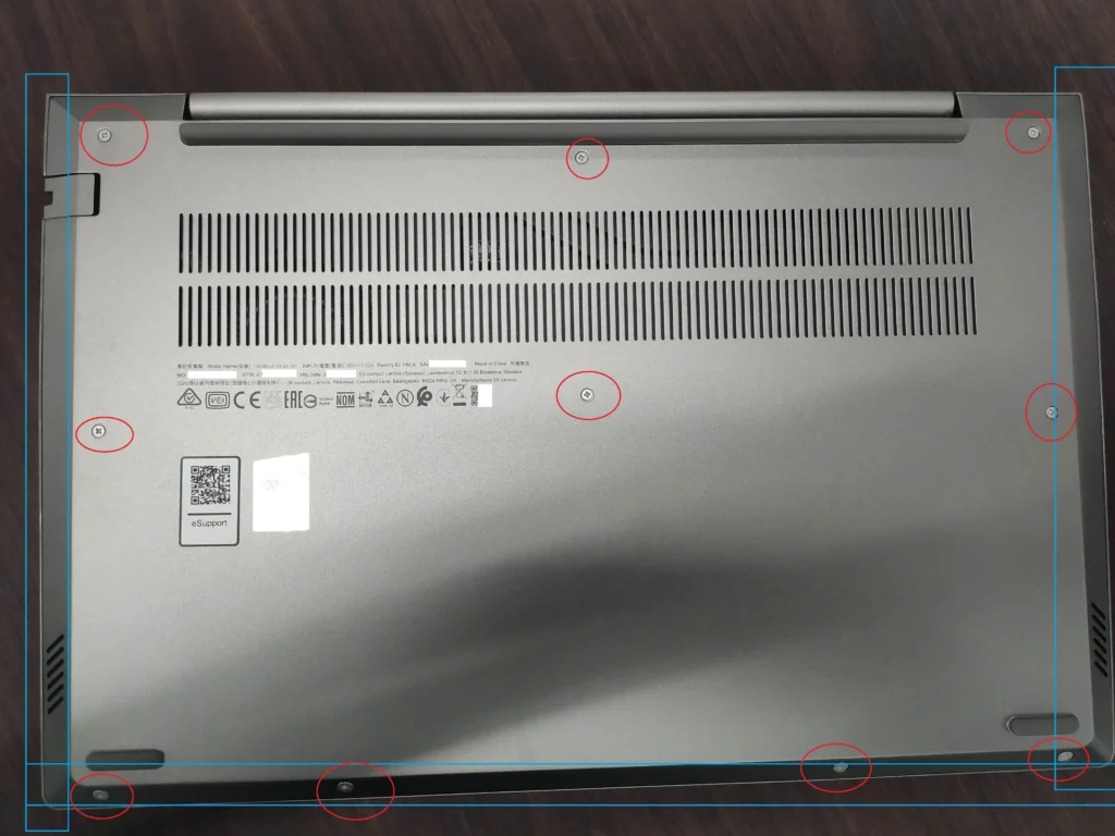 Lenovo Thinkbook 14 Gen4 Intel Laptop Base highlighted